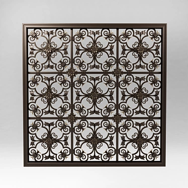 Title: Vintage Grille 3838 3D model image 1 