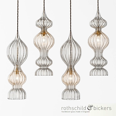 Rothschild & Bickers Pendant Lights 3D model image 1 