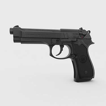 Precision Performance: Beretta 92 FS 9x19 Pistol 3D model image 1 