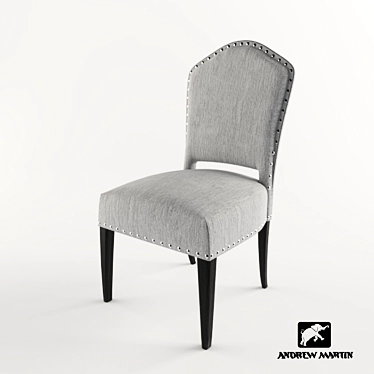 Glamourous Bacall Chair: Timeless Elegance 3D model image 1 