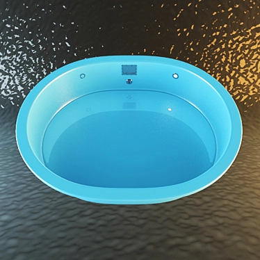 Composite Pool: 3000x2400 Size, with Additional Accessories 3D model image 1 