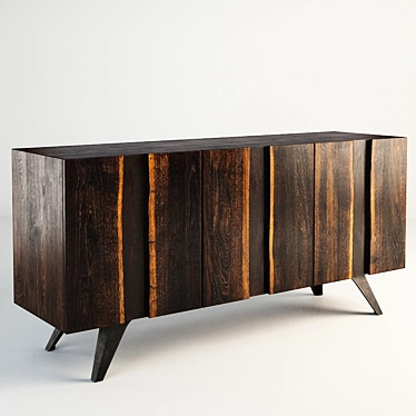 Gramercy Home Vertical Sideboard 3D model image 1 