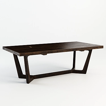 Elegant Jada Coffee Table 521.026-SE 3D model image 1 
