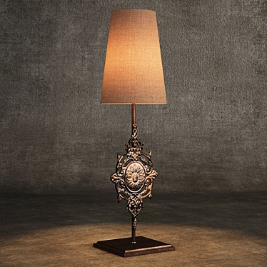 Elegant GIA Table Lamp: Illuminate your space 3D model image 1 