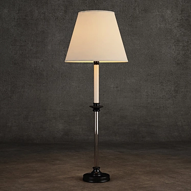 Elegant Frustum Table Lamp 3D model image 1 