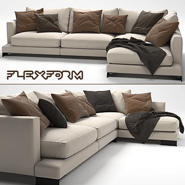 Coastal Comfort Long Island Sofa 3D model image 1 