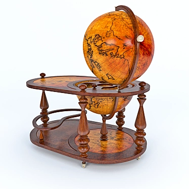 Globe bar cabinet