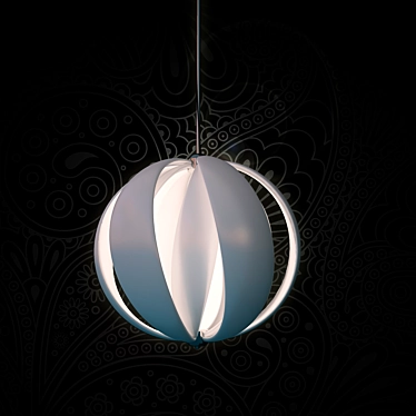 Modern Plastic Chandelier 3D model image 1 