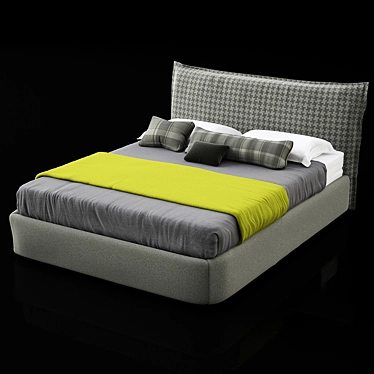 Bolzan Letti Handsome Bed - Luxury in Design 3D model image 1 