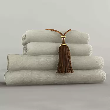 Luxury Towel Set | 700mm x 1400mm 3D model image 1 