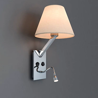 Contemporary Jazz Wall Light 3D model image 1 