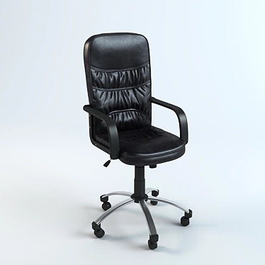 Title: Sleek Ergonomic Office Chair 3D model image 1 