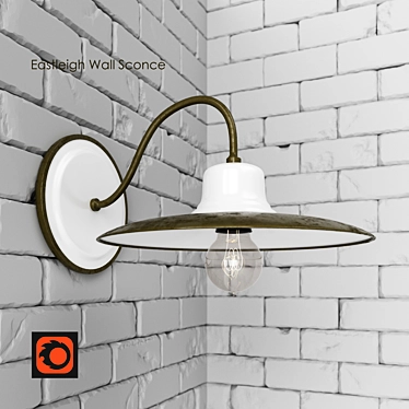 Eastleigh Modern Wall Sconce 3D model image 1 