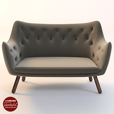 Elegant Finn Juhl Sofa: Timeless Beauty 3D model image 1 