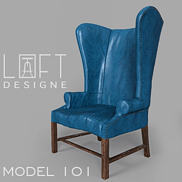 101 Loft Design Chair 3D model image 1 