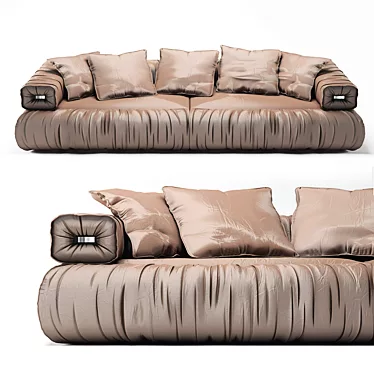 Saint Moritz Sofa: Luxurious Elegance 3D model image 1 
