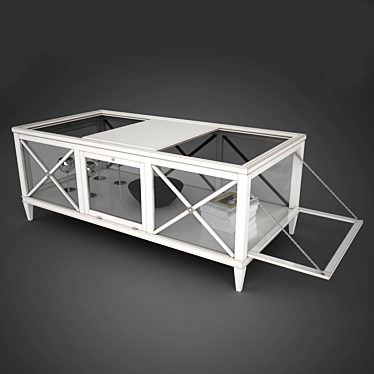 Tosato Rectangular Coffee Table 3D model image 1 