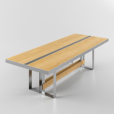 Elegance Conference Table 3D model image 1 