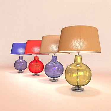 Penta Light Toc: Stylish Table Lamp 3D model image 1 