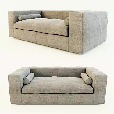 Elegant POGGIOLUNGO Sofa by Flexform 3D model image 1 