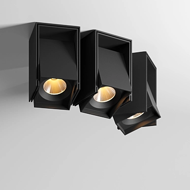 Modular Rector Recessed: Customizable Illumination Solution 3D model image 1 