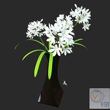 Modern Interiors: Interior Flower Vase 3D model image 1 