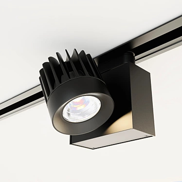 Modern Recessed Spotlight 3D model image 1 