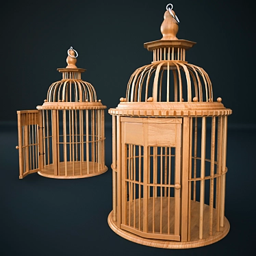 Cozy Haven Birdcage 3D model image 1 