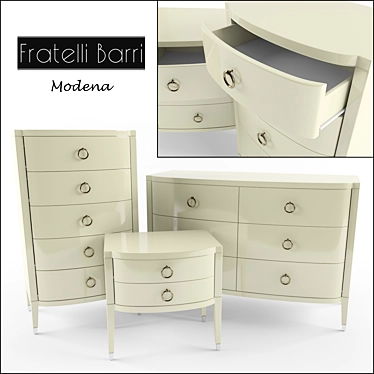 Fratelli Barri Modena Collection Storage Solution 3D model image 1 