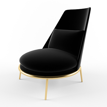 Sleek Design Aurora Chair 3D model image 1 