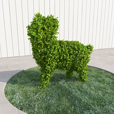 Lamb Topiary - Art of Nature 3D model image 1 