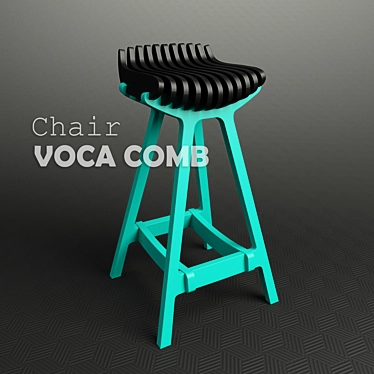 VOCA Comb Bar Stool 3D model image 1 