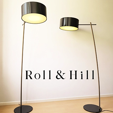  Modern Illumination: Roll & Hill Lamp 3D model image 1 