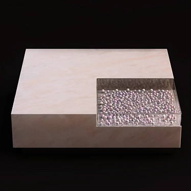 Marble Pearl Coffee Table 3D model image 1 