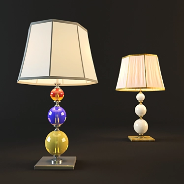 Rustic Loga Table Lamp 3D model image 1 
