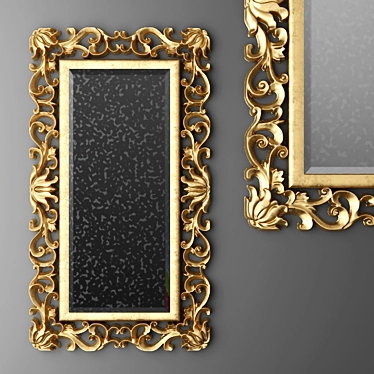 Reflecta: Elegant Wall Mirror 3D model image 1 