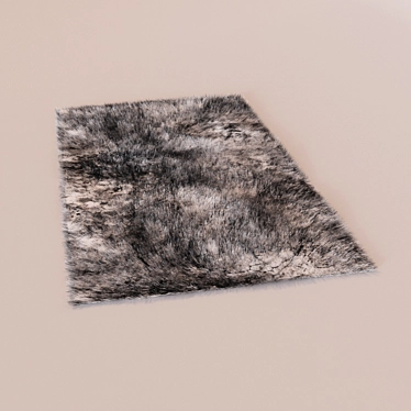 Elegance Monochrome Rug 3D model image 1 