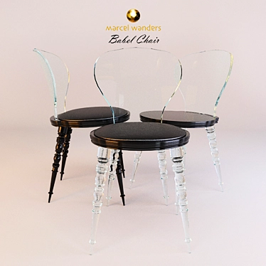 Modern Babel Chair: Unique Design 3D model image 1 