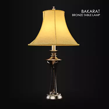 Bronze Beauty: Bakarat Table Lamp 3D model image 1 