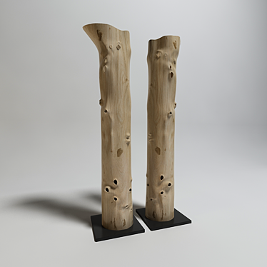 EchoTree: Bluetooth Stereo inside the Hollowed Trunk 3D model image 1 