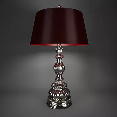 Elegant Vintage Table Lamp 3D model image 1 