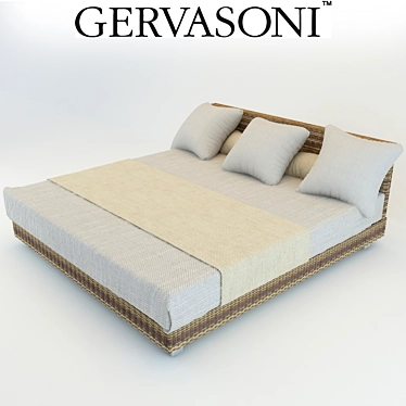 Gervasoni's Net 80 Bed 3D model image 1 