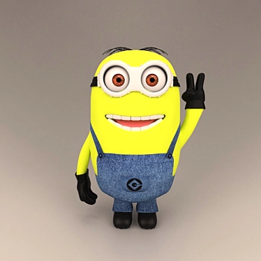 Playful Minion Despicable Me Toy 3D model image 1 