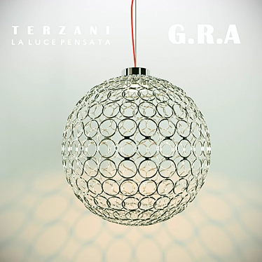 Description (translated): Ceiling pendant light Terzani G.R.A.
Designer: Bruno Rainaldi

Title: Elegant Terzani G.R 3D model image 1 