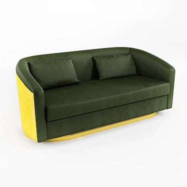 Earth-Inspired Sofa by Brabbu 3D model image 1 