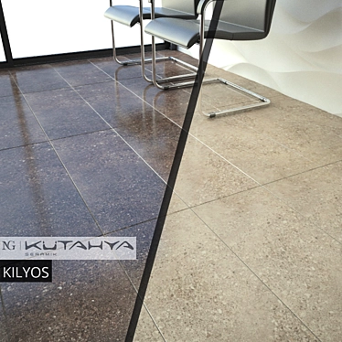 Kutahya Seramik Kilyos: Beautiful Rectified Floor Tiles 3D model image 1 