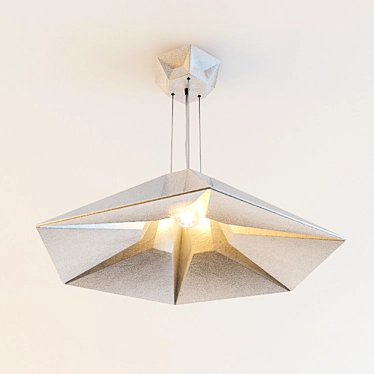 Tom Dixon Gem Wide Pendant: A Sleek and Stylish Lighting Solution 3D model image 1 