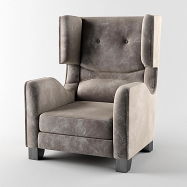 Smania Corinne Unwrappable Textile Chair 3D model image 1 