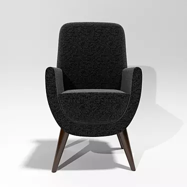 Vintage Comfort Chair 3D model image 1 