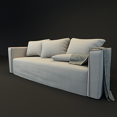 Modern Brick 10 Gervasoni Sofa 3D model image 1 